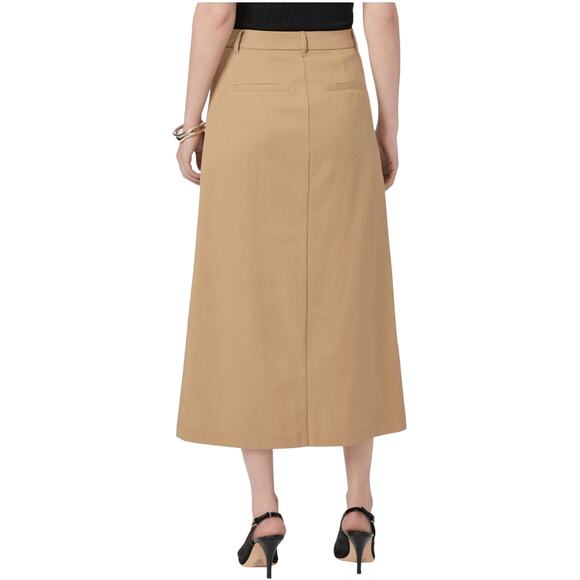 NWT Paige Tan Utility Midi Skirt - Size 6 - Picture 7 of 7